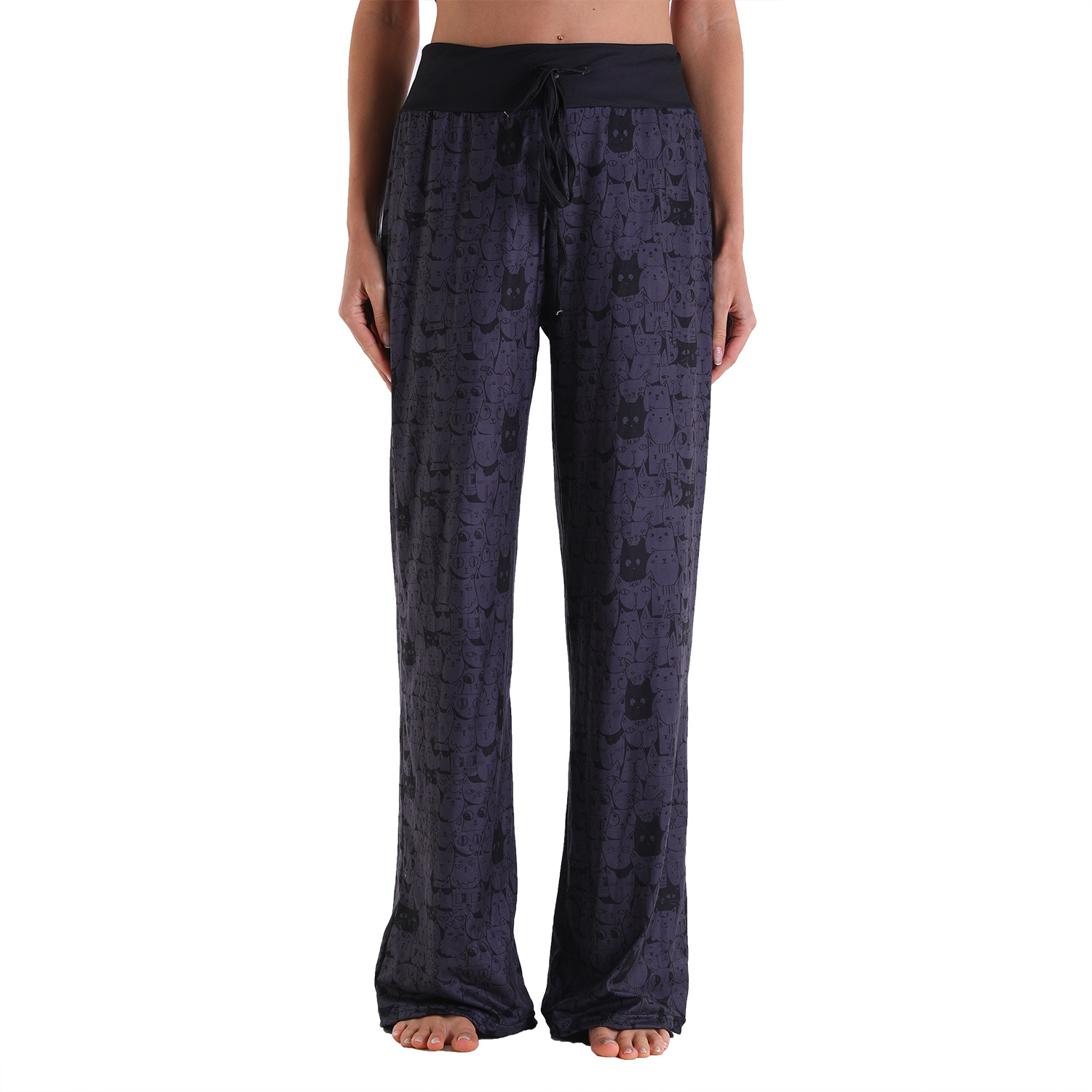 Lace up Casual Trousers European And American Cross border Loose Lace up Camouflage Printed Pants Women 11Style Xl - Shop at LoveMi