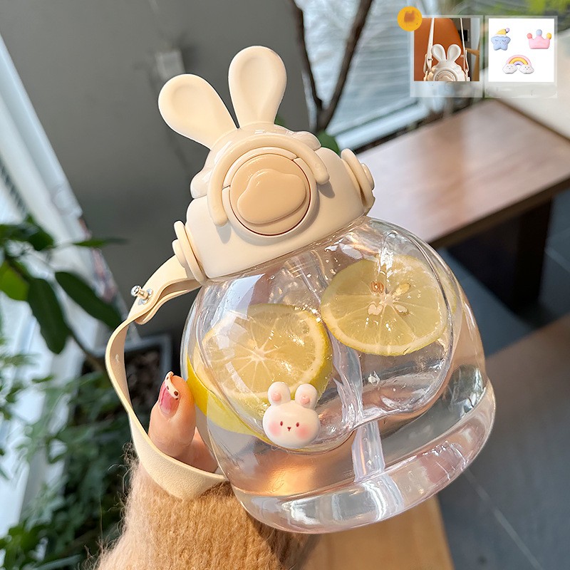 Water Cup Girls Large Capacity High Appearance Level Rabbit Rabbit Cup Children's Kettle