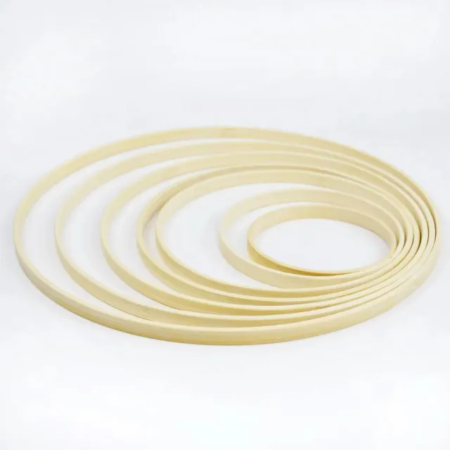Dream Catcher Circle Bamboo Fan Frame Bamboo 15Cm - Shop at LoveMi