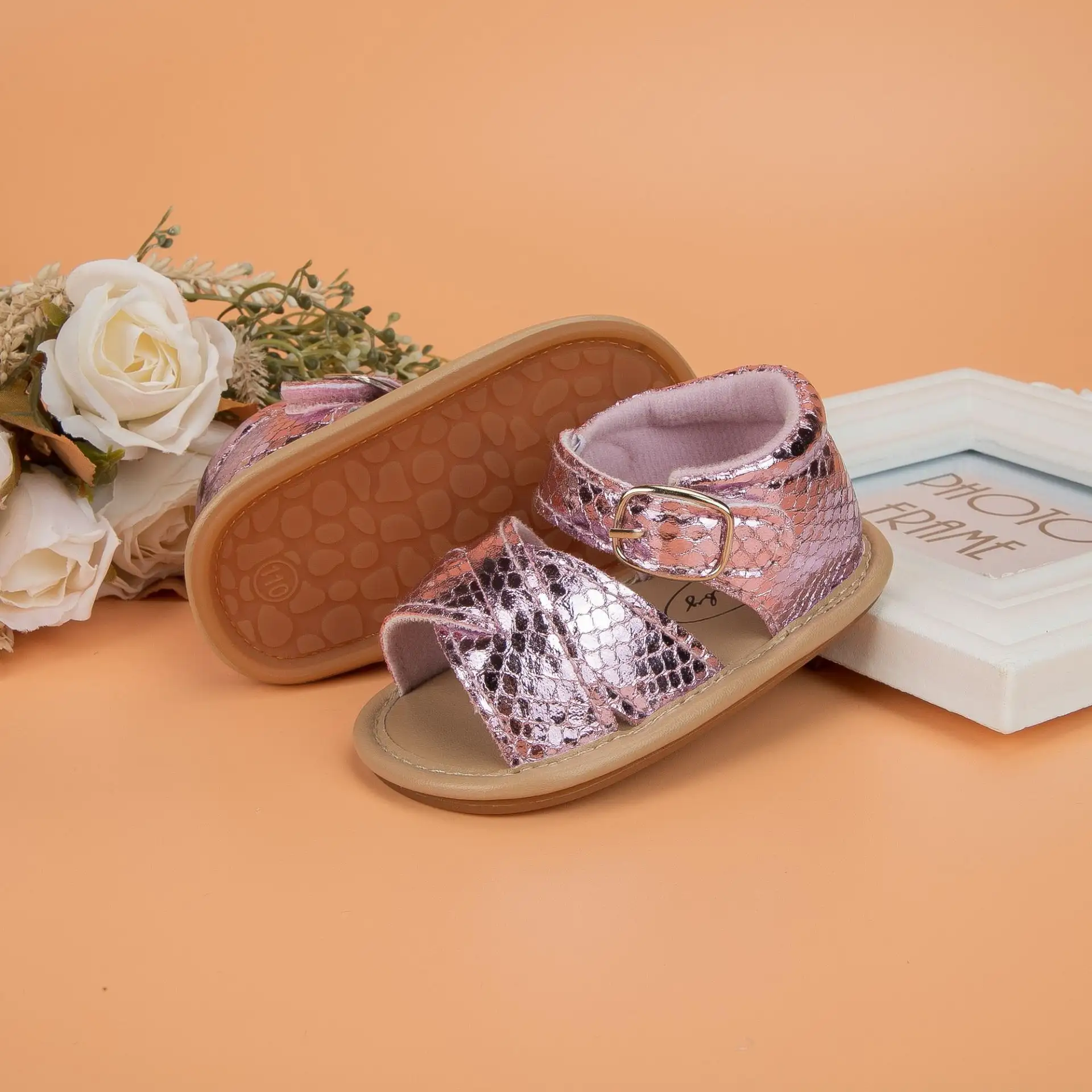 Summer Sandals Breathable Soft Rubber Sole Toddler Shoes