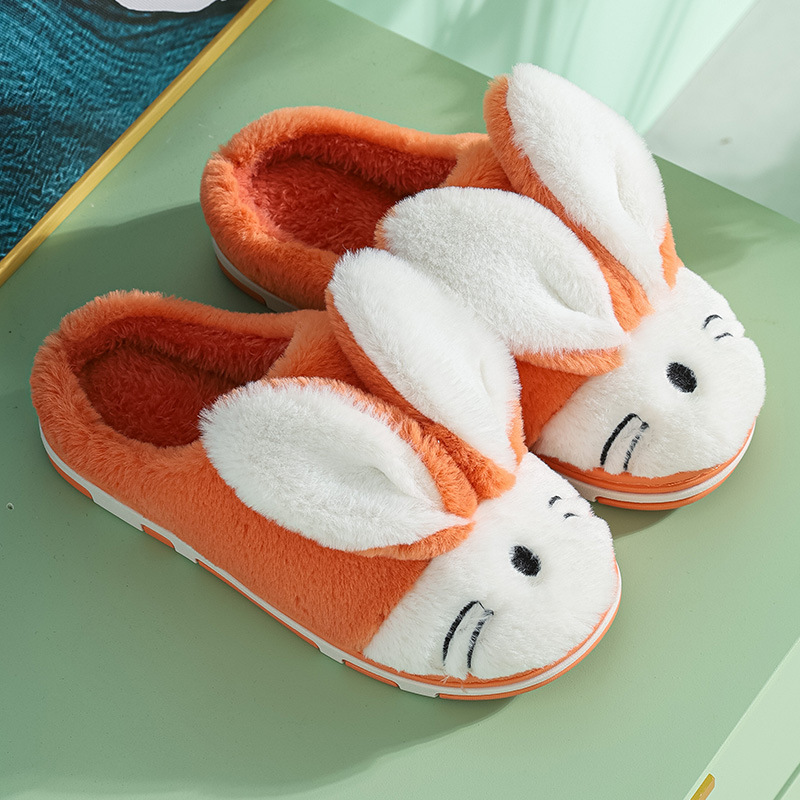 Children's Parent-child Family Indoor Home Wooden Floor Slippers