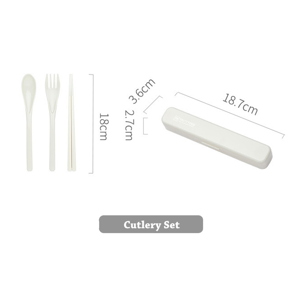 White Cutlery Set