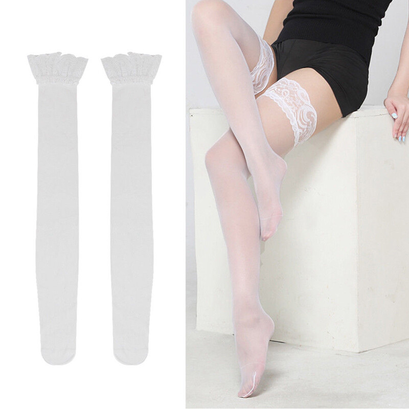 Women Sexy Lace Garters Stocking Suspender Belt And Stockings Wedding — image 7