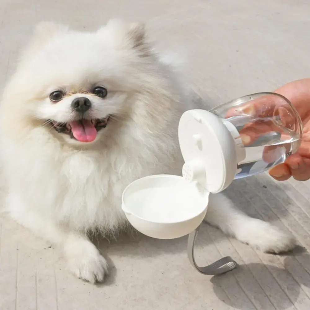 Portable Pet Water Bottle Outdoor Travel Drinking Cup Feeding