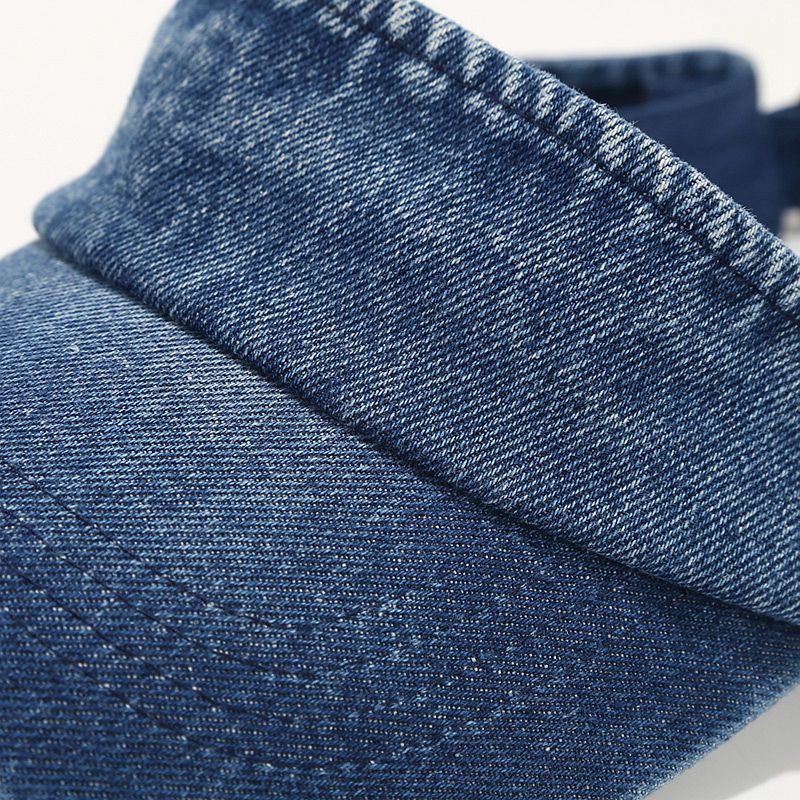 Solid-color Adjustable Water-washed Distressed Wide-brimmed Cool And Simple Casual Hat. Suitable For Outdoor Shopping And Traveling. Provides Shade.