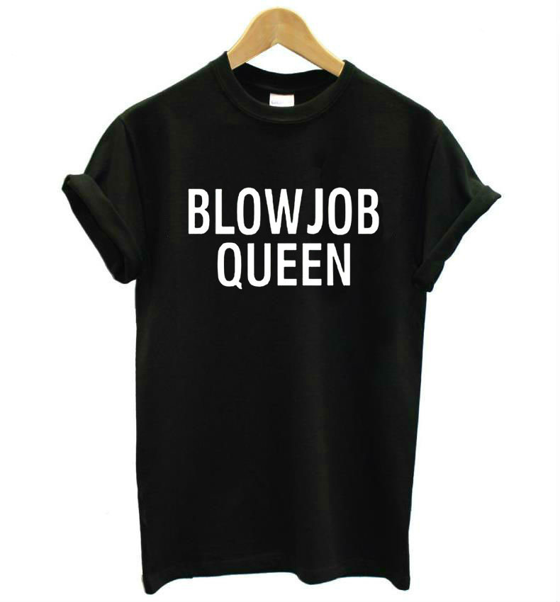 Title 5, Couple Models Printed Monogram BLOWJOB QUEEN Tr...