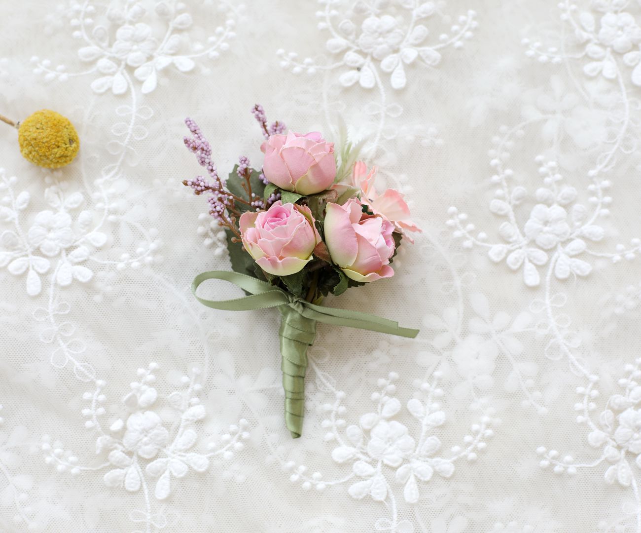 Pink corsage