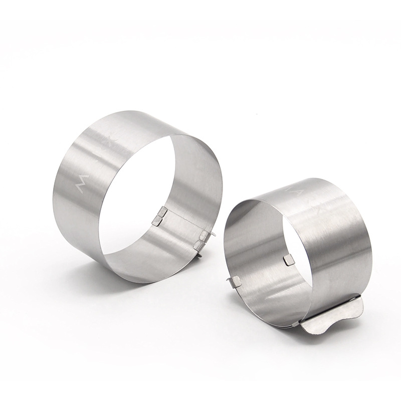 Title 1, Stainless steel round adjustable mousse ring