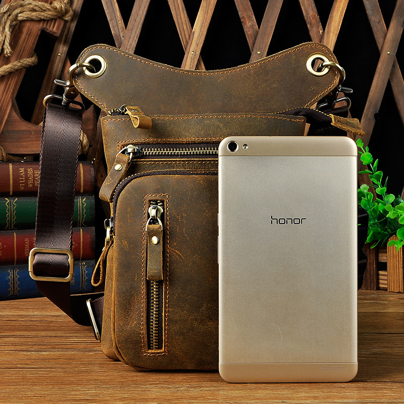 Men's Trendy Cool Mobile Phone Camera Outdoor Leg Bag Fanny Pack