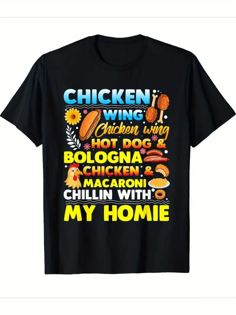 Men's Printed Short-sleeved T-shirt