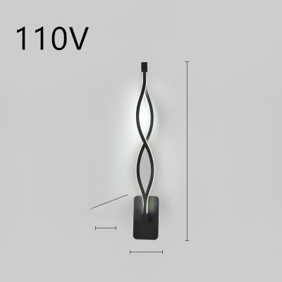 Wavy black 110V