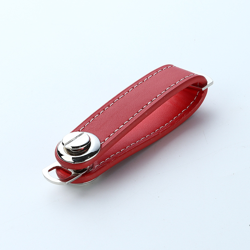 Leather Keychain Creative Leather Keychain Artifact Small Pendant Car Storage Keychain 4
