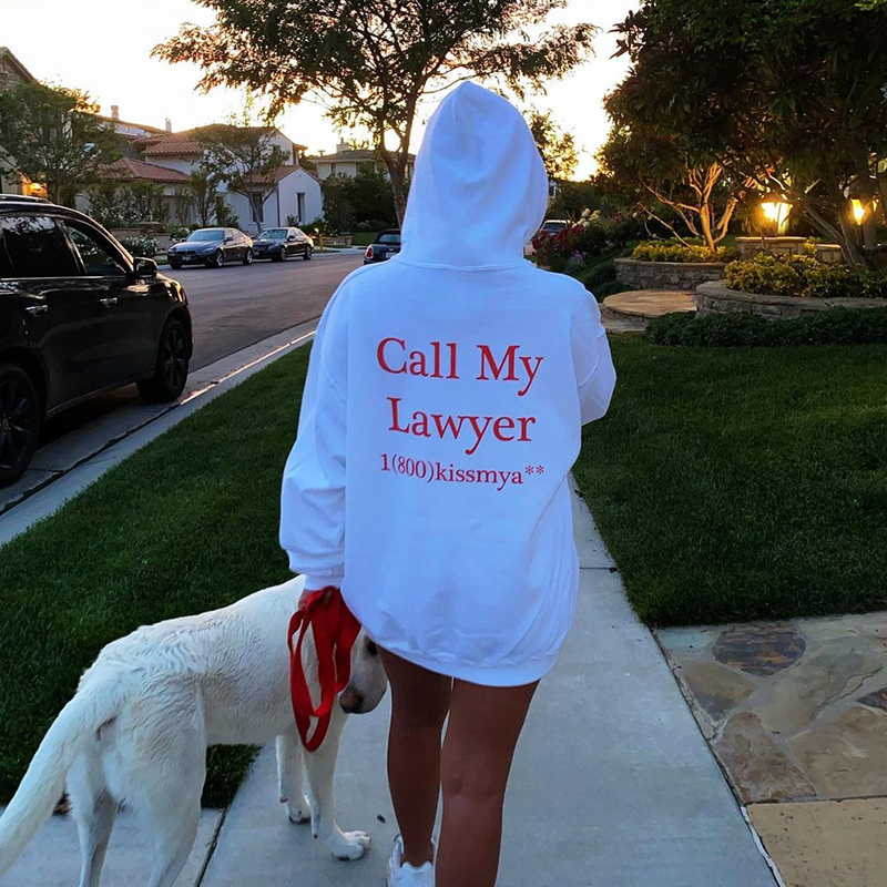 Title 6, A Long Fleece Hoodie In The Print On The Back O...