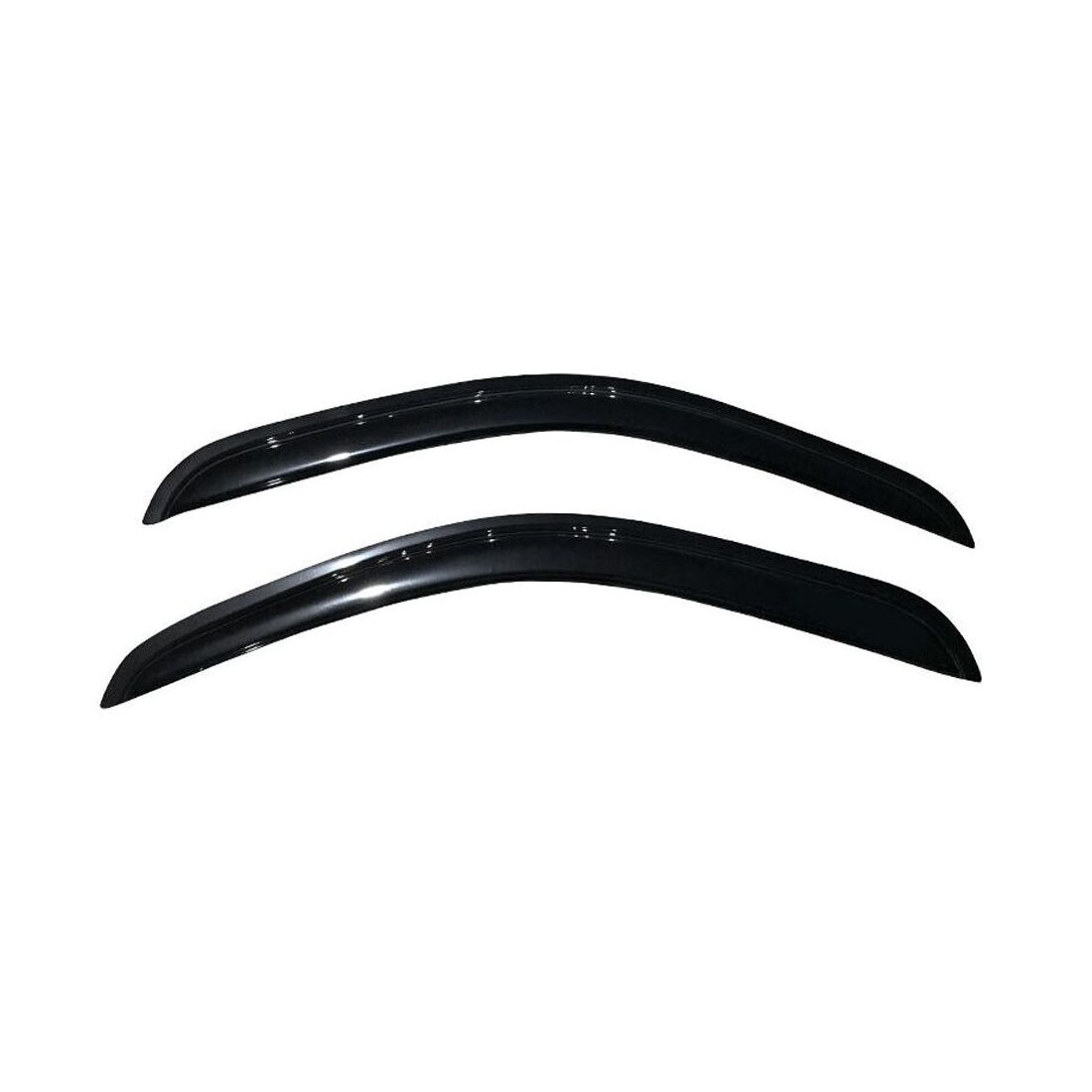 Fits 07-14 GMC Sierra Standard Cab Window Visors Rain Sun Guard Vent 2Pc Set