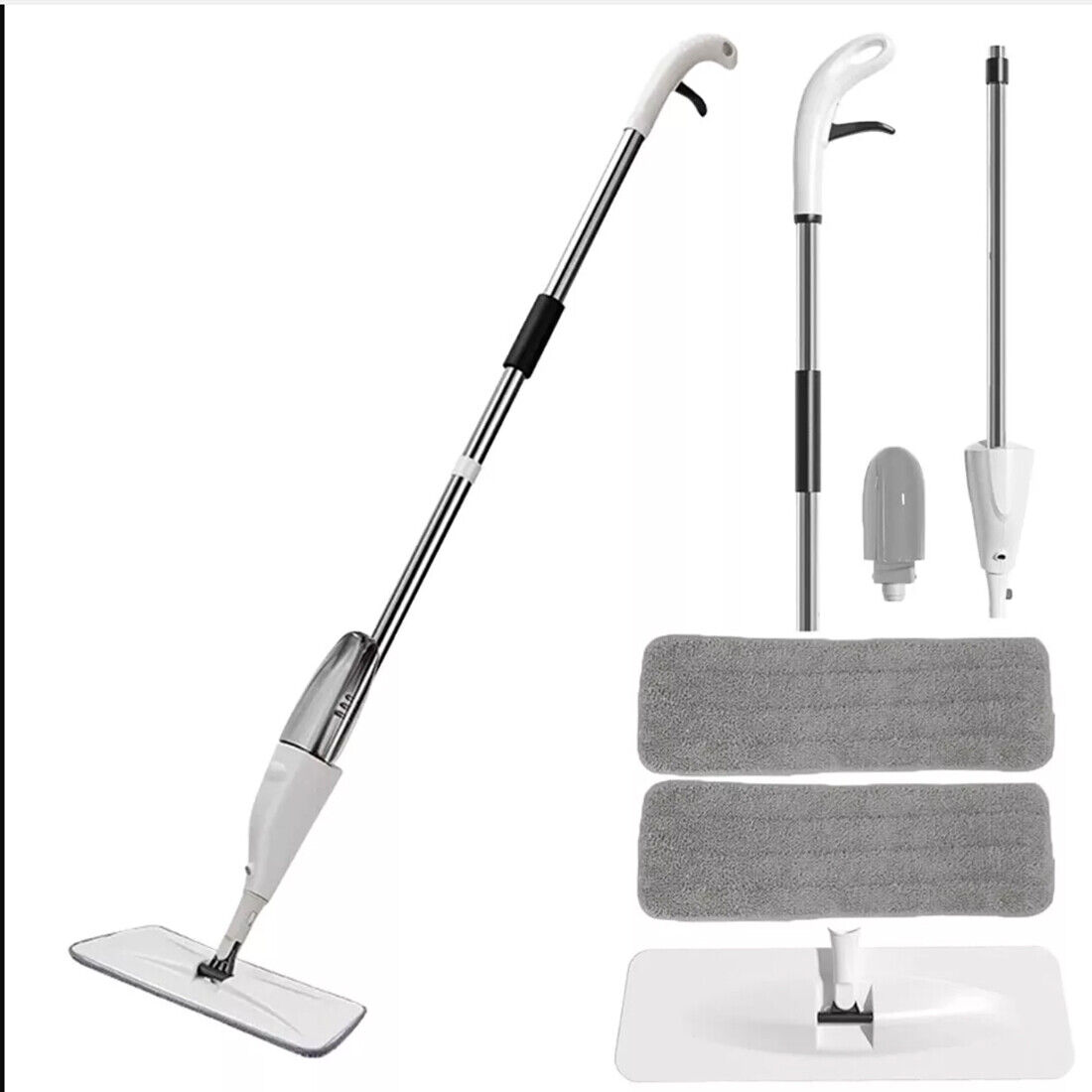 Spray Mop Microfibre Pad Floor Cleaning For All Types Bottle- 2 Pads — image 6