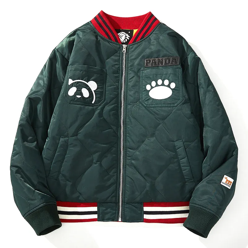 Men's Cotton Coat Embroidery Cartoon Indian Couple