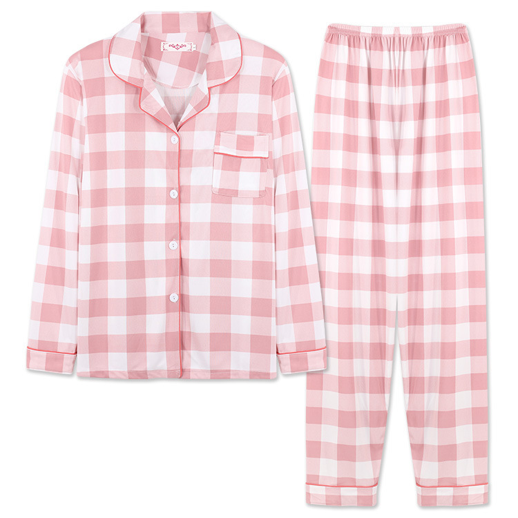 Pink large plaid