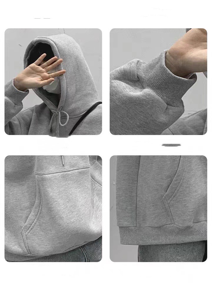 Title 3, Heren hoodie losse pasvorm, modieus en comforta...