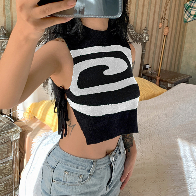 Women's Slim Round Neck Wool Vest