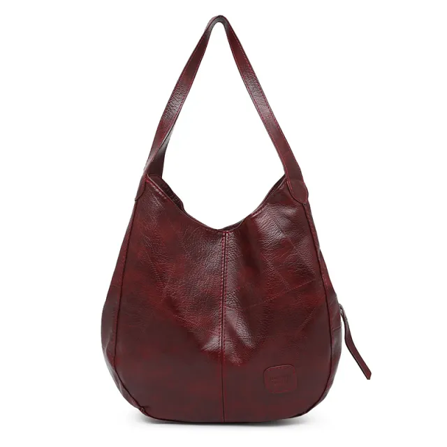 Retro Soft Leather Handbag New Messenger Bag Brown - Shop at LoveMi