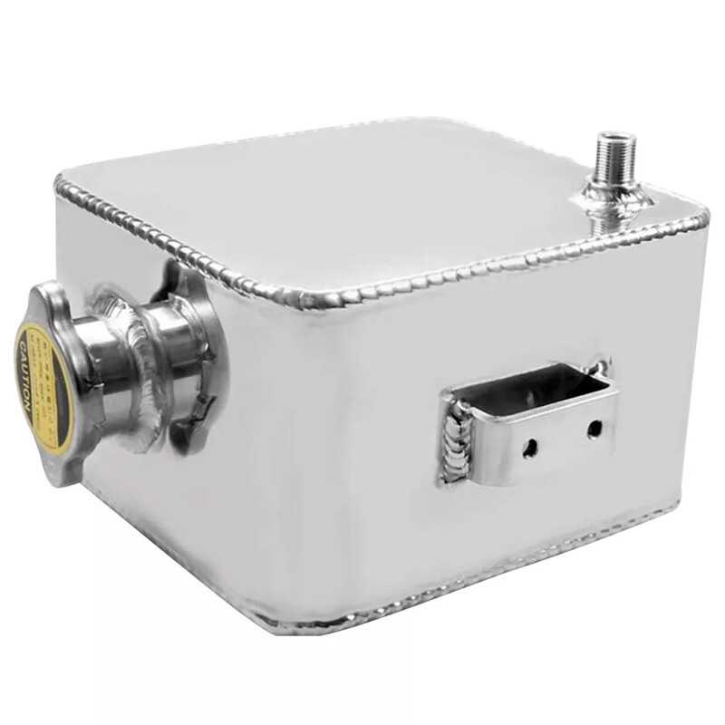 Universal 2L Aluminium Alloy Water Coolant Header Overflow Expansion Tank Can — image 3