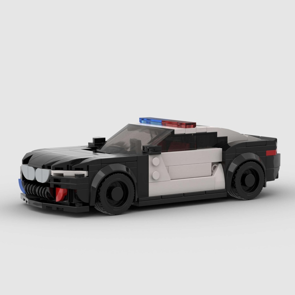 318 pièces ville police voiture jouet bricolage ville voiture briques de construction – Image 2