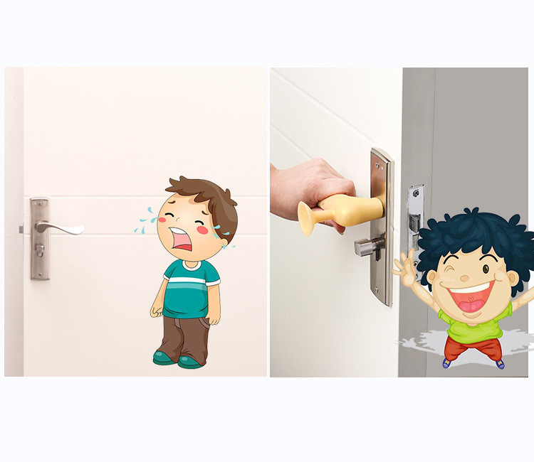 Silicone Door Handle Protective Cover Anti-collision Baby