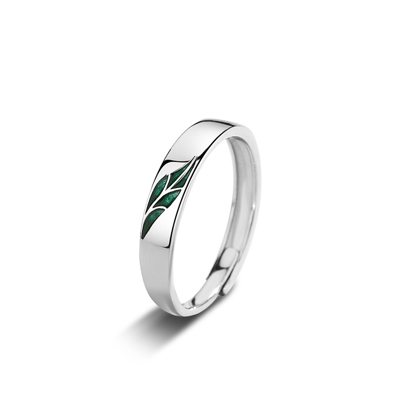 Title 1, Love Begins With Sterling Silver 925 Couple Ring