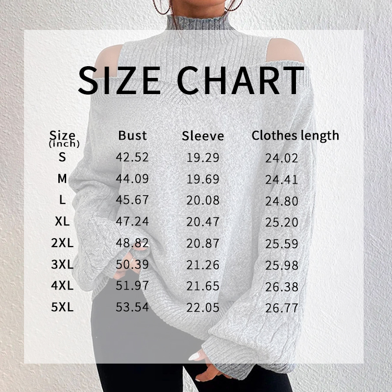 Women's Cold Shoulder Sweater