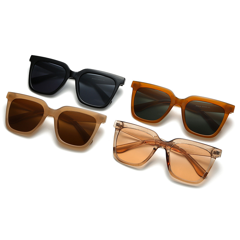 European And American Simple Large Frame Square Sunglasses - Image 3