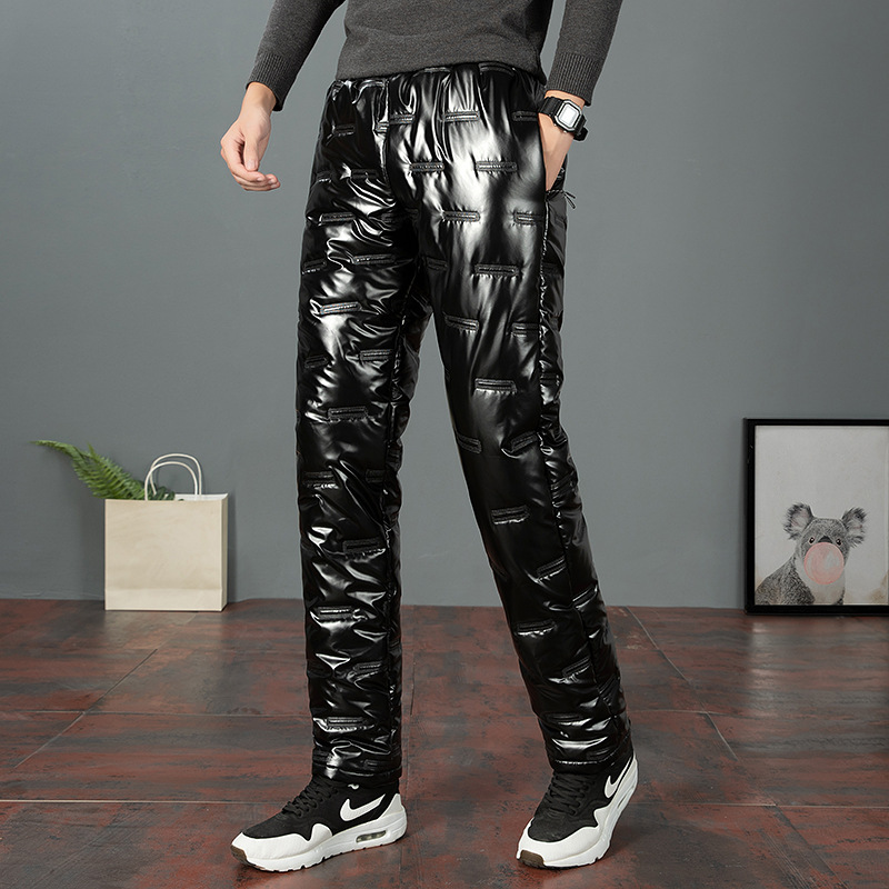 Men's Winter Cotton Casual Middle-aged And Young Large Pants