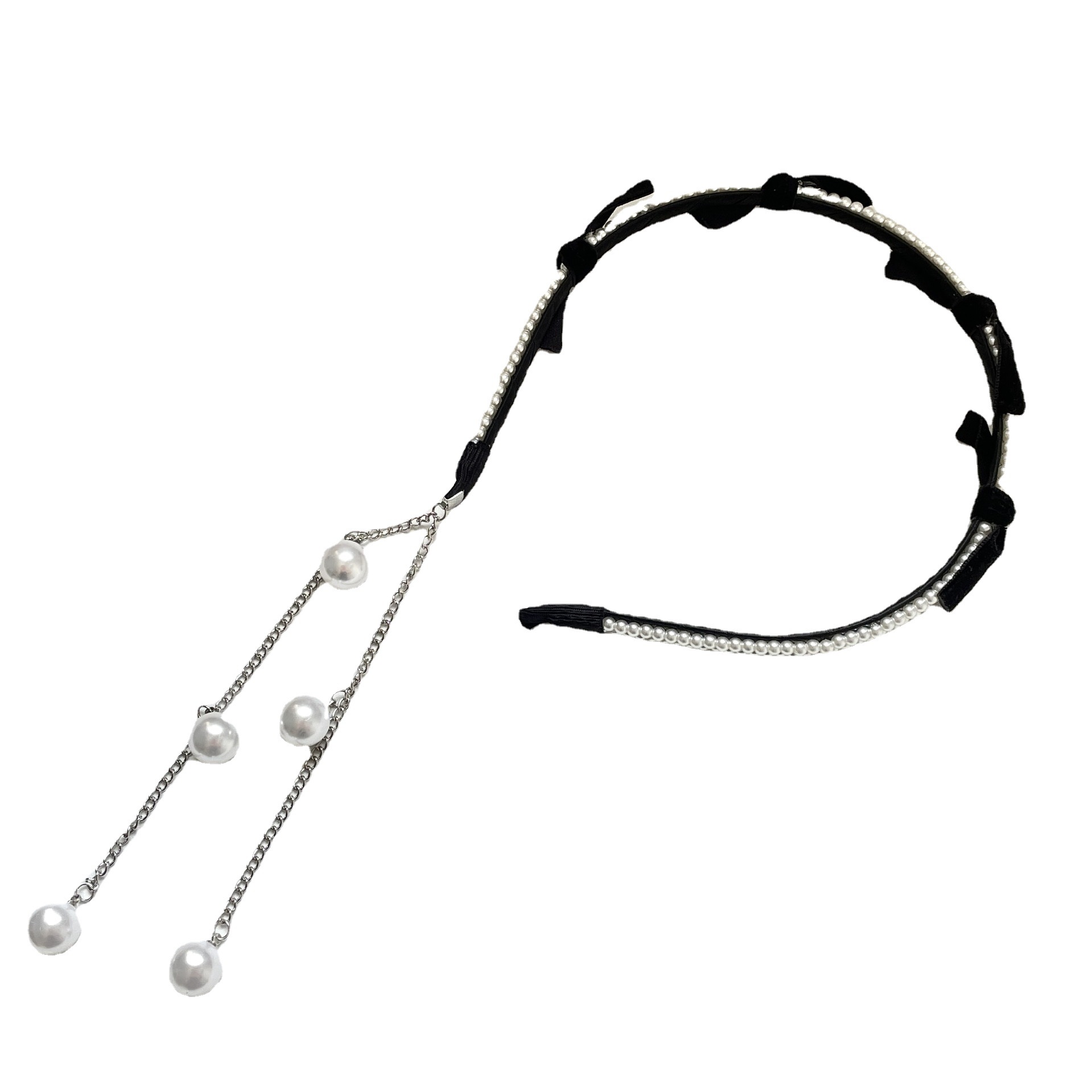 Women's French Vintage Pearl Hair Card