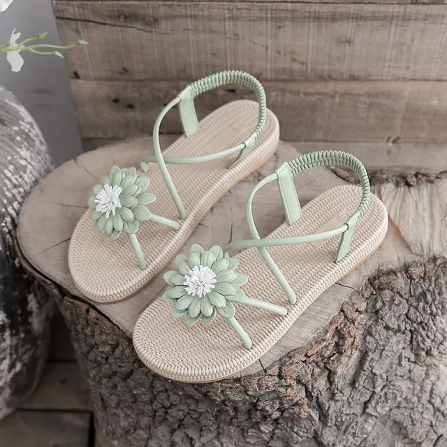 Sandals Women's Flat Shoes New Summer Green - Shop at LoveMi