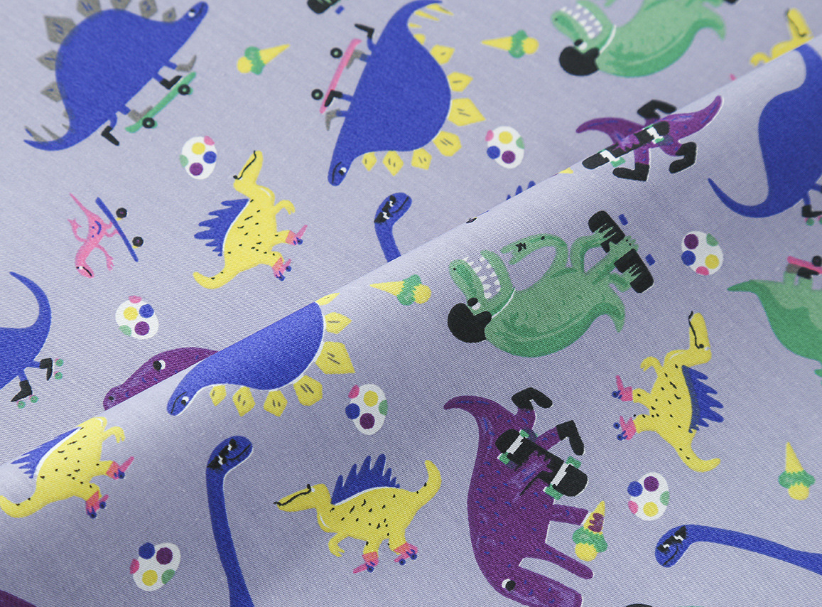 Cartoon Twill Printed Cotton Fabric, picture 4 of 4
