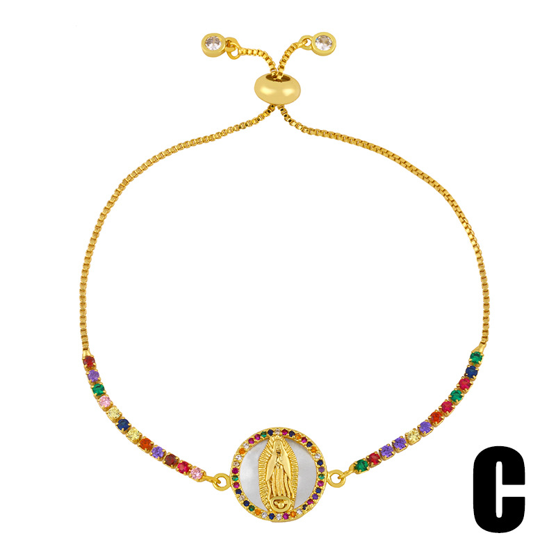 European And American Style Abalone Diamond Bracelet