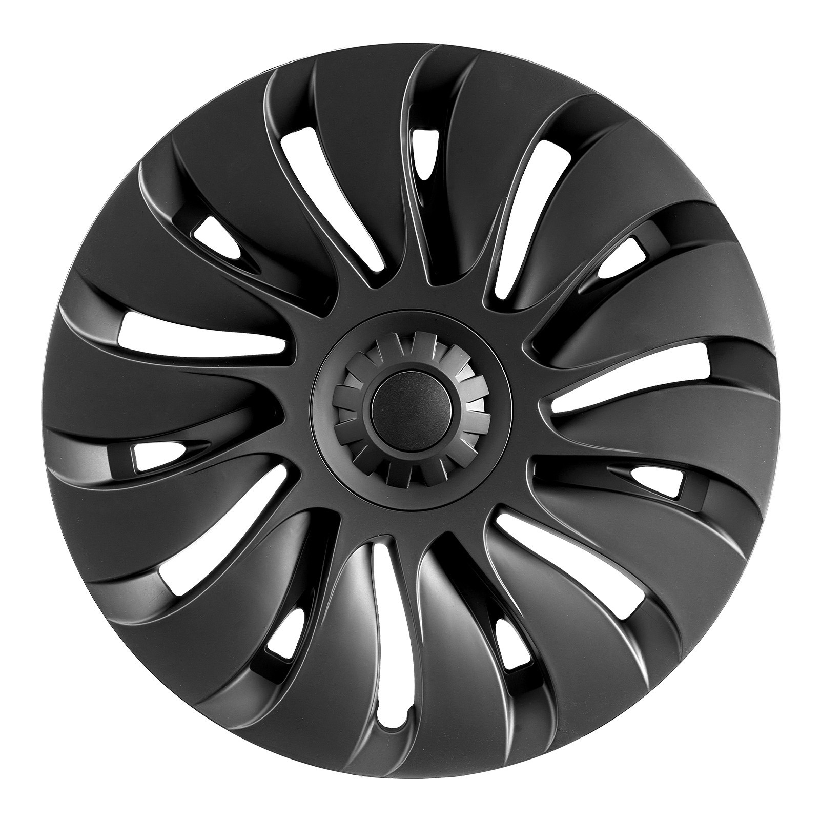4PCS 19 Inch Wheel Cover Hubcaps Rim Matte Black For Tesla Model Y — image 2