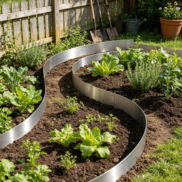 Steel Landscape Edging, 5-Pack, picture 4 of 5