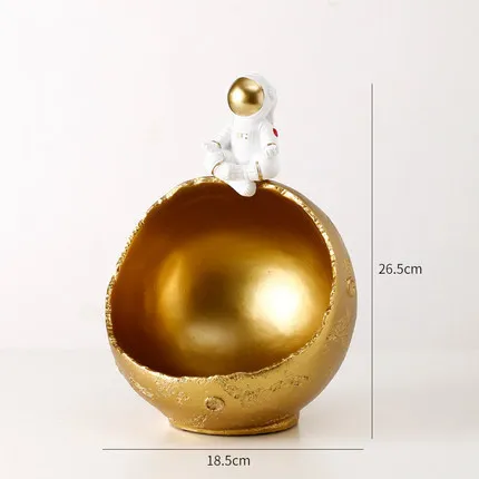 Modern Minimalist Creative Spaceman Key Storage Gold - Shop at LoveMi