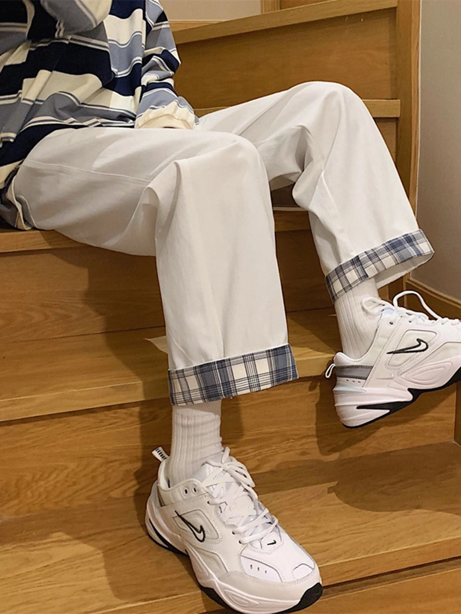 Nine-point Cargo Pants High-waist Denim Casual Pants