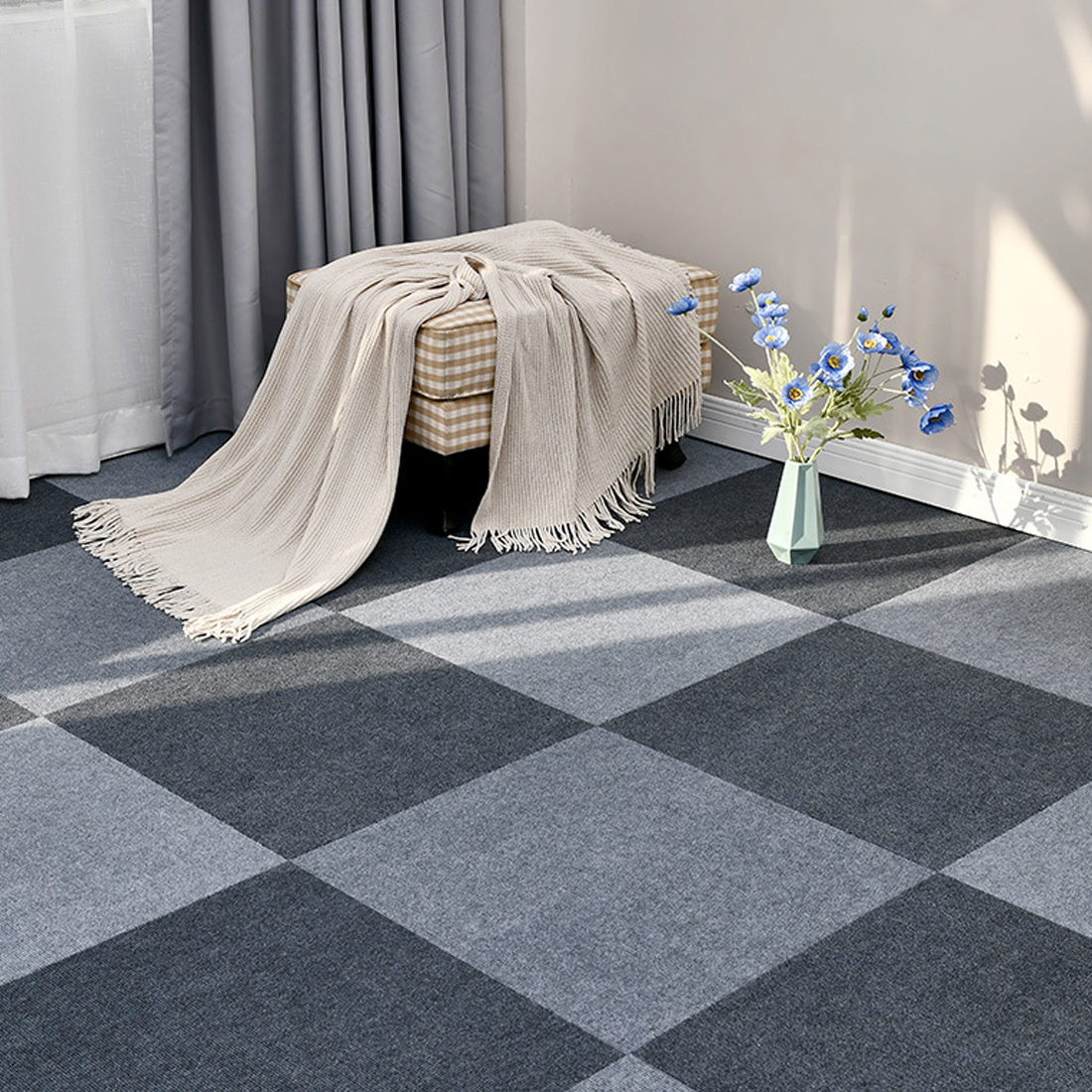 NEW 20x Carpet Tiles 5m2 Commercial Retail Office Home Shop Premium Flooring — image 11