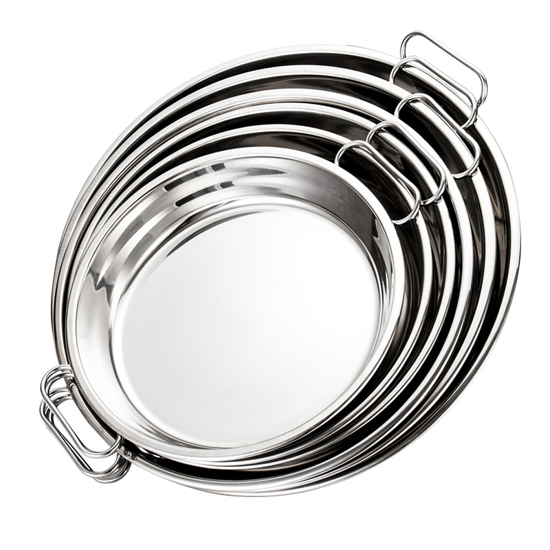 Title 5, Thickened Stainless Steel Double Ear Round Rice...