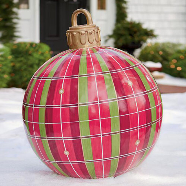 Christmas Ornament Ball Outdoor 60CM Inflatable Decorated Ball XMAS Tree decorat - Picture 17 of 20