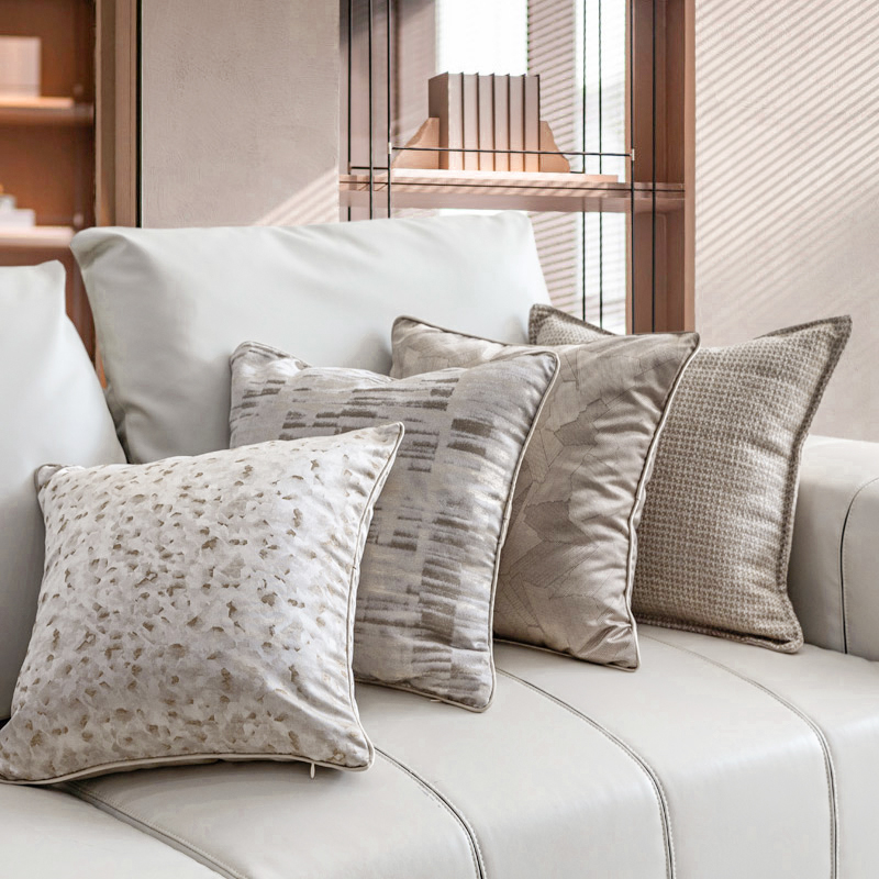 Modern Simple Jacquard Sofa Pillow