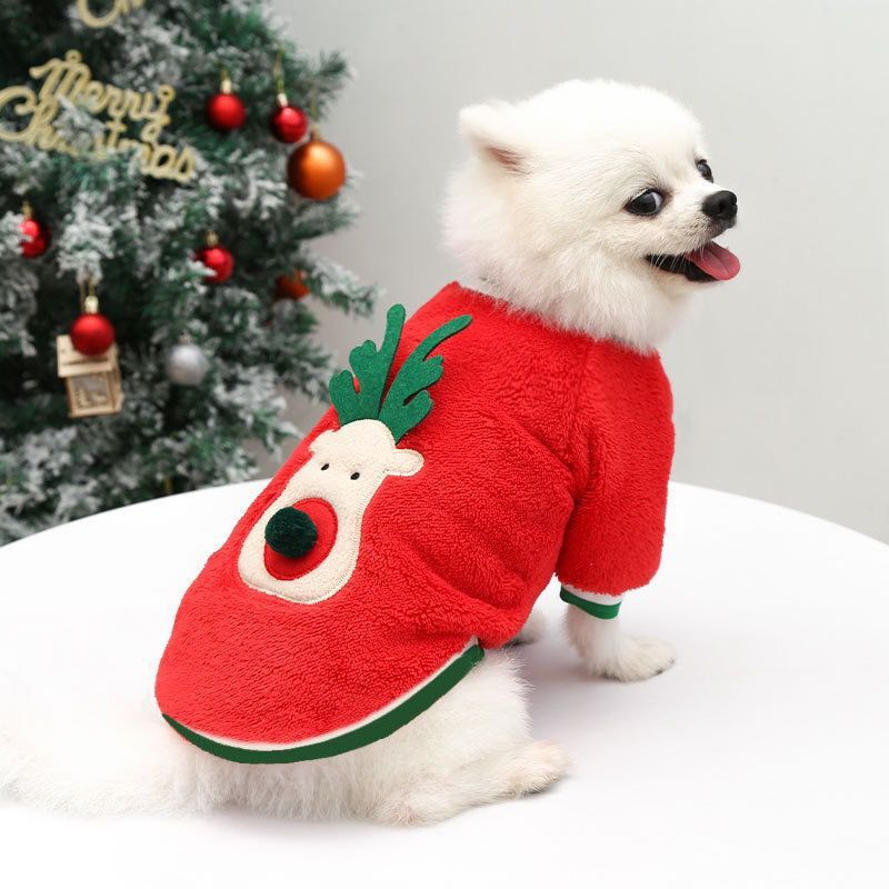 Title 2, Pet Plus Velvet Christmas Print Sweater, provid...