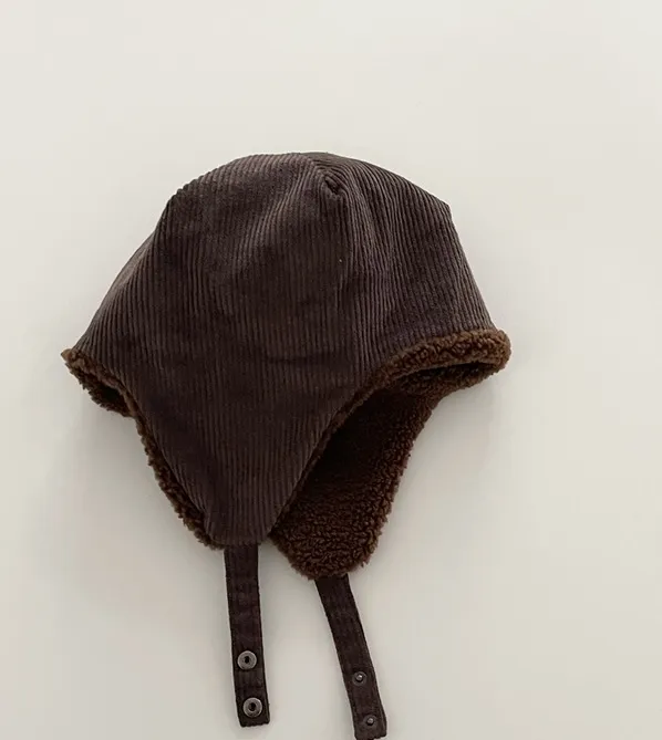 Quilted Lamb Wool Ushanka Women's Double sided Wear Dark Coffee Color - Shop at LoveMi
