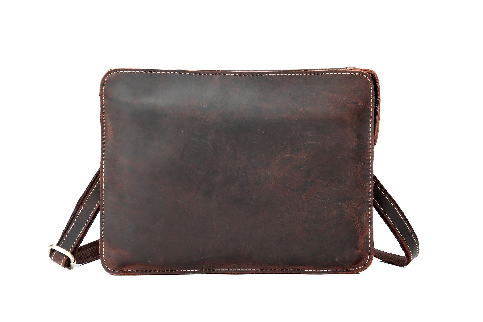 Vintage Leather Shoulder Crossbody Bag — foto 2