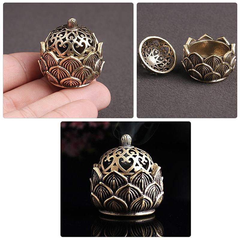 Title 2, Household Lotus Incense Burner Tea Table Decora...