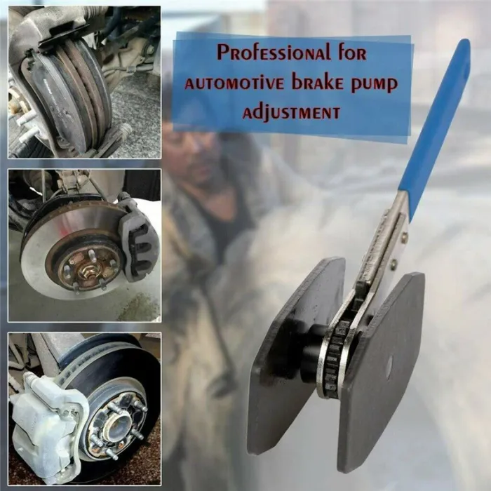 Brake Caliper Piston Compressor with Ratchet, Disc Brake Pad Spreader Tool - detail photo 1