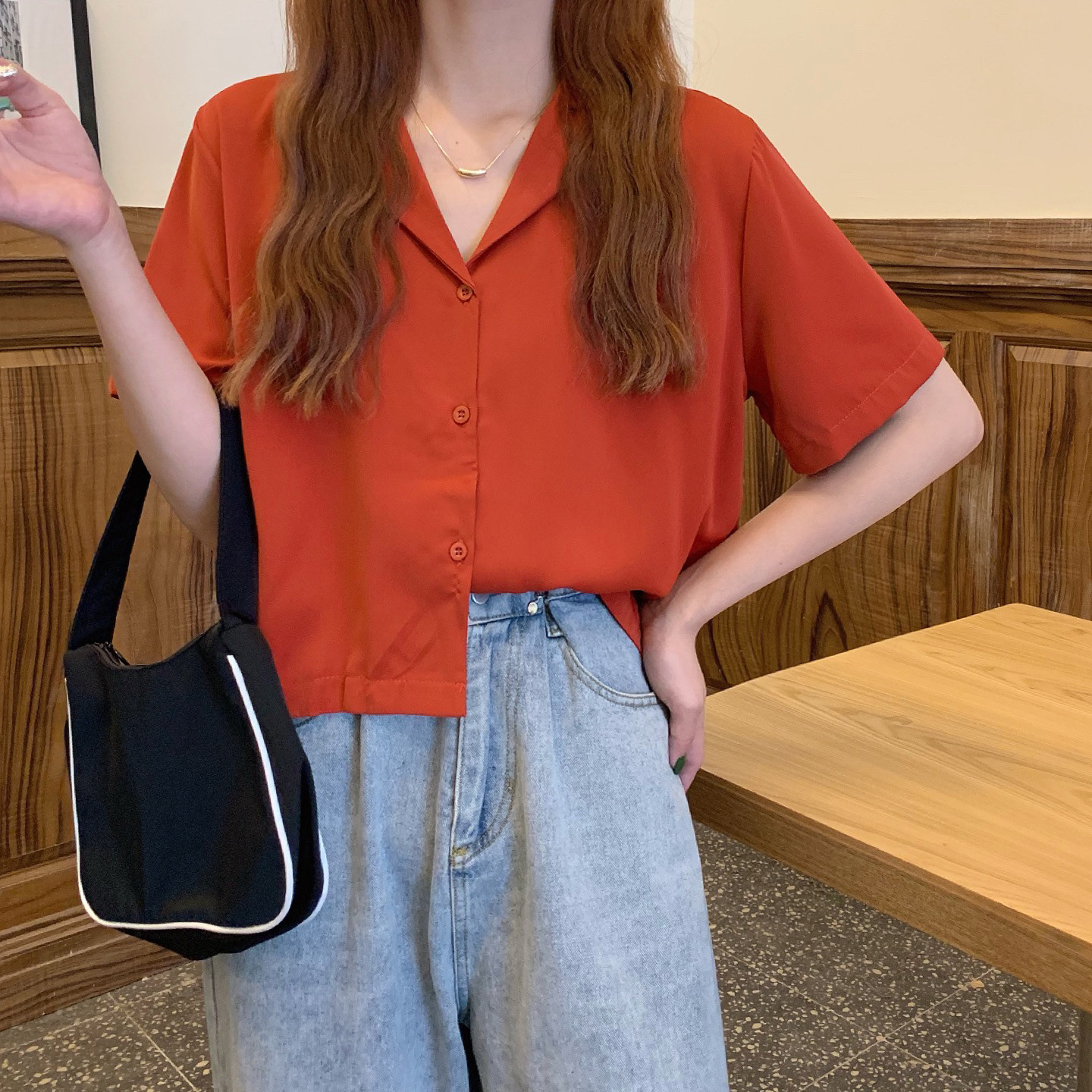 Slim And Versatile Casual Short Top