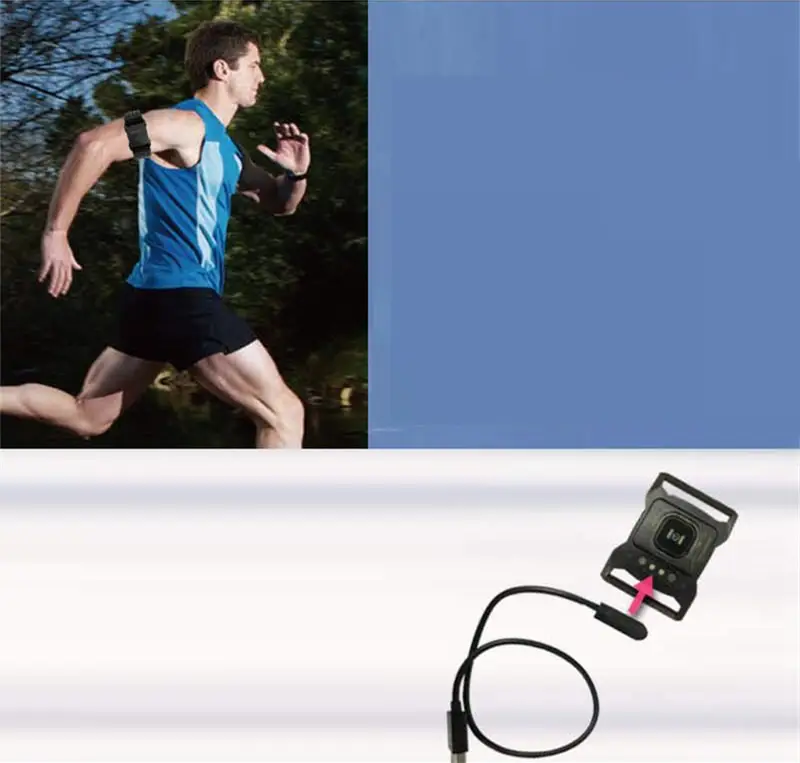 Fitness Running Cycling Exercise Photoelectric Heart Rate Meter Dual Mode Arm Band